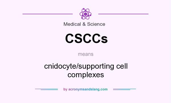 What does CSCCs mean? It stands for cnidocyte/supporting cell complexes