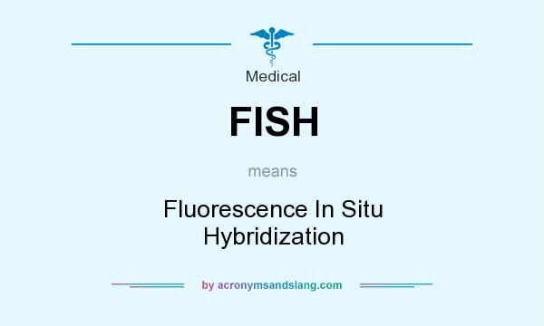 What does FISH mean? It stands for Fluorescence In Situ Hybridization