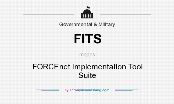 What does FITS mean? It stands for FORCEnet Implementation Tool Suite