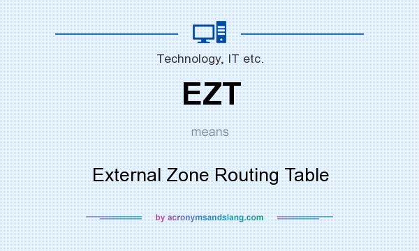 What does EZT mean? It stands for External Zone Routing Table