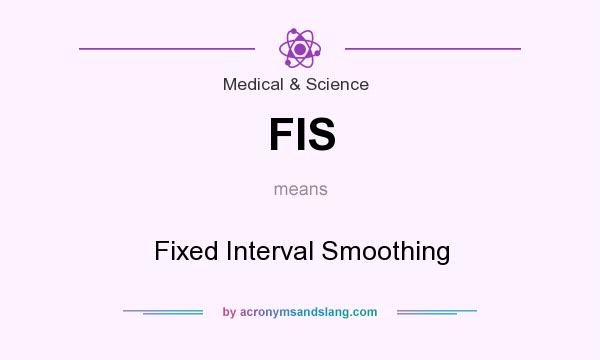 What does FIS mean? It stands for Fixed Interval Smoothing