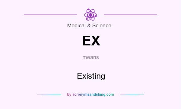 What does EX mean? It stands for Existing