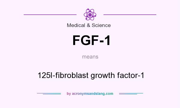 What does FGF-1 mean? It stands for 125I-fibroblast growth factor-1