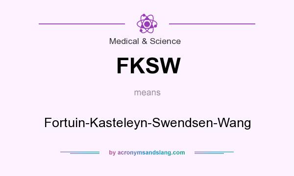 What does FKSW mean? It stands for Fortuin-Kasteleyn-Swendsen-Wang