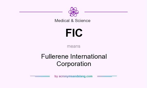 What does FIC mean? It stands for Fullerene International Corporation