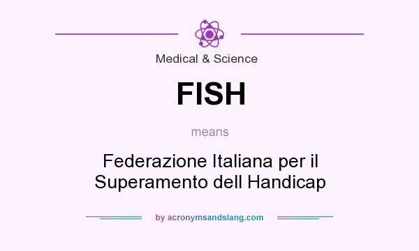 What does FISH mean? It stands for Federazione Italiana per il Superamento dell Handicap
