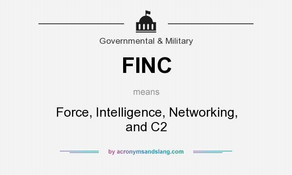 What does FINC mean? It stands for Force, Intelligence, Networking, and C2