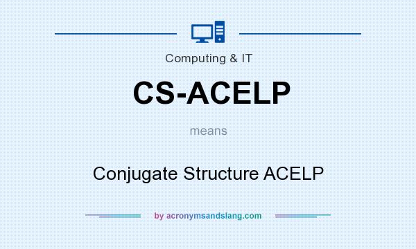 What does CS-ACELP mean? It stands for Conjugate Structure ACELP