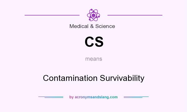 What does CS mean? It stands for Contamination Survivability