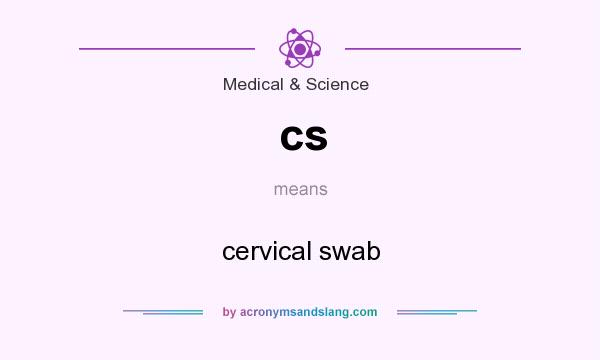 What does cs mean? It stands for cervical swab