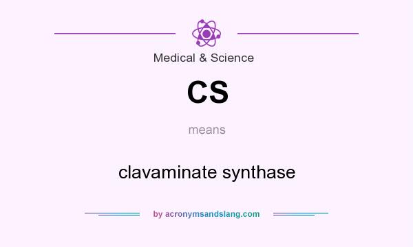 What does CS mean? It stands for clavaminate synthase