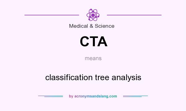 What does CTA mean? It stands for classification tree analysis