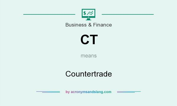 What does CT mean? It stands for Countertrade