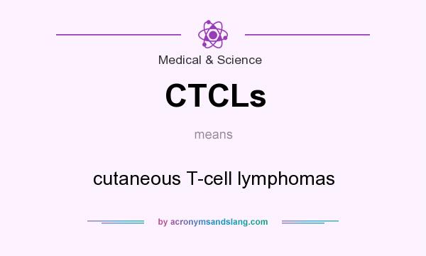 What does CTCLs mean? It stands for cutaneous T-cell lymphomas
