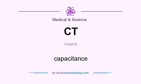 What does CT mean? It stands for capacitance