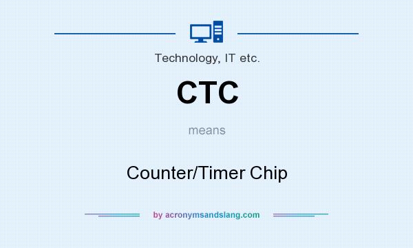 What does CTC mean? It stands for Counter/Timer Chip