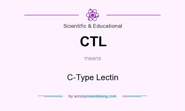What does CTL mean? It stands for C-Type Lectin