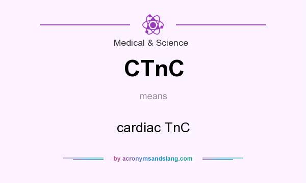What does CTnC mean? It stands for cardiac TnC