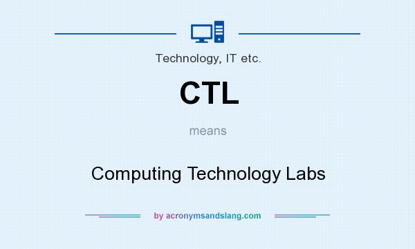 What does CTL mean? It stands for Computing Technology Labs
