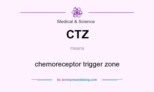 What does CTZ mean? It stands for chemoreceptor trigger zone