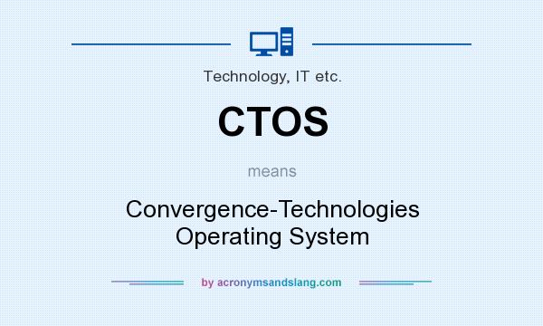What does CTOS mean? It stands for Convergence-Technologies Operating System