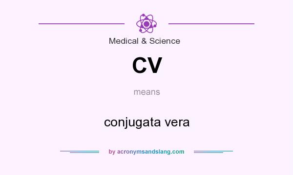 What does CV mean? It stands for conjugata vera