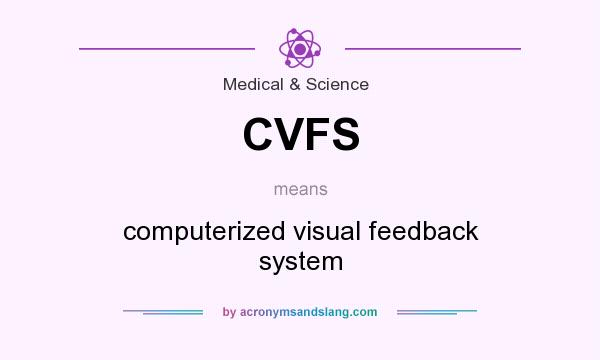 What does CVFS mean? It stands for computerized visual feedback system