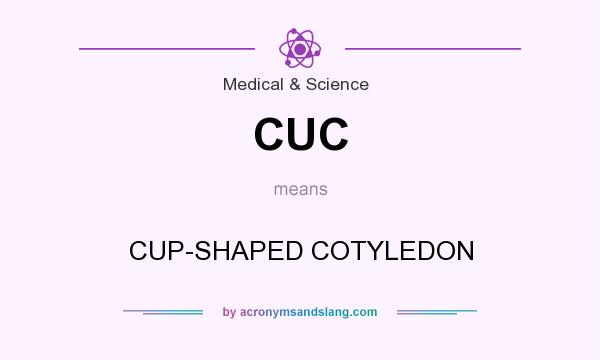 What does CUC mean? It stands for CUP-SHAPED COTYLEDON