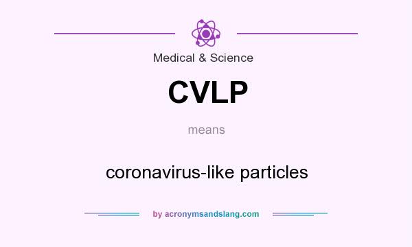 What does CVLP mean? It stands for coronavirus-like particles