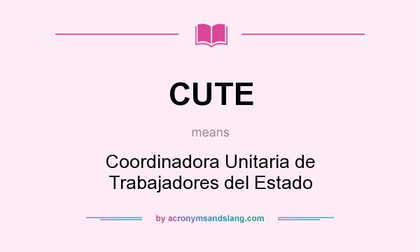 What does CUTE mean? It stands for Coordinadora Unitaria de Trabajadores del Estado