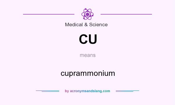 What does CU mean? It stands for cuprammonium