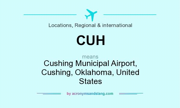 What does CUH mean? It stands for Cushing Municipal Airport, Cushing, Oklahoma, United States