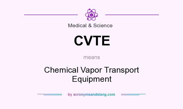 What does CVTE mean? It stands for Chemical Vapor Transport Equipment