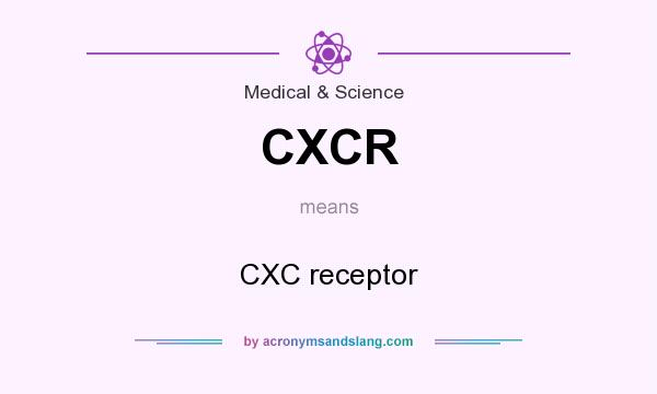 What does CXCR mean? It stands for CXC receptor