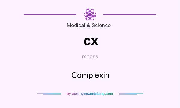 What does cx mean? It stands for Complexin