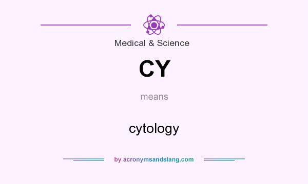 What does CY mean? It stands for cytology