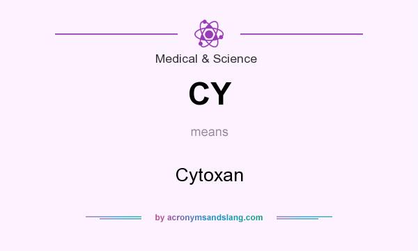 What does CY mean? It stands for Cytoxan