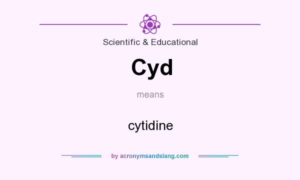 What does Cyd mean? It stands for cytidine