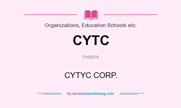 What does CYTC mean? It stands for CYTYC CORP.