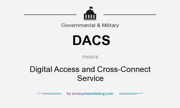 What does DACS mean? It stands for Digital Access and Cross-Connect Service