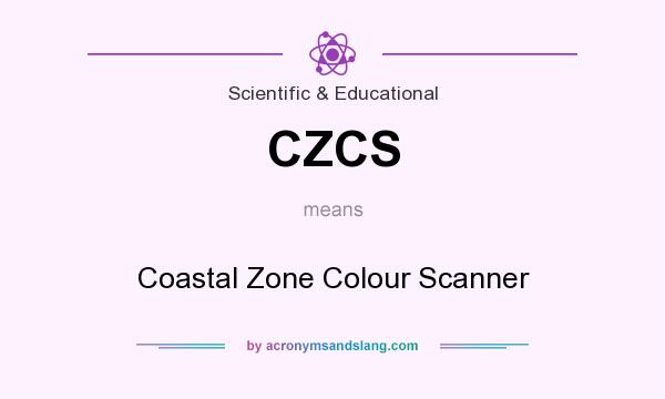 What does CZCS mean? It stands for Coastal Zone Colour Scanner