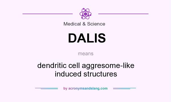 What does DALIS mean? It stands for dendritic cell aggresome-like induced structures
