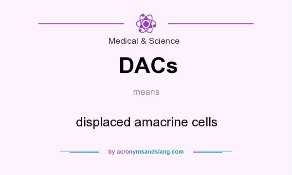 What does DACs mean? It stands for displaced amacrine cells