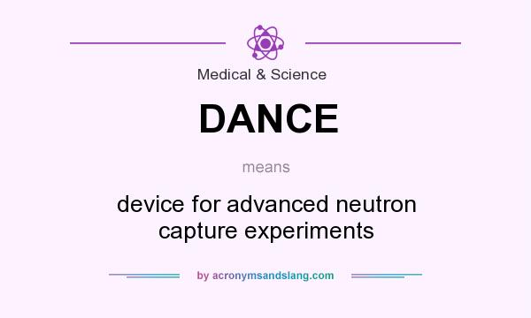 What does DANCE mean? It stands for device for advanced neutron capture experiments