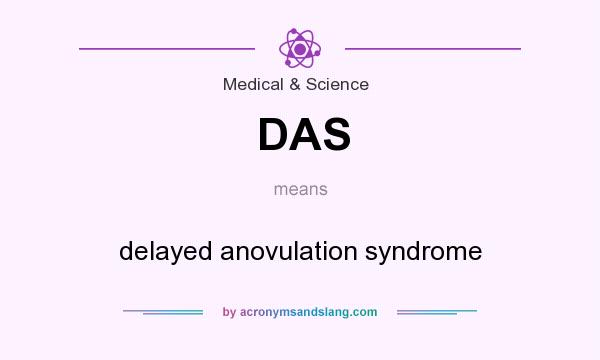 What does DAS mean? It stands for delayed anovulation syndrome