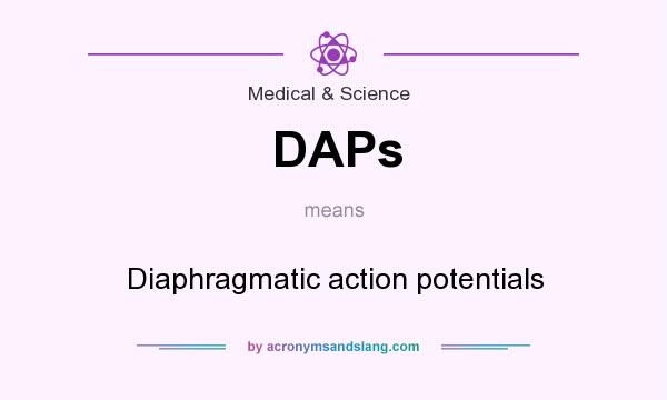 What does DAPs mean? It stands for Diaphragmatic action potentials