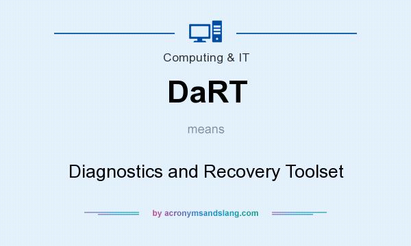 What does DaRT mean? It stands for Diagnostics and Recovery Toolset