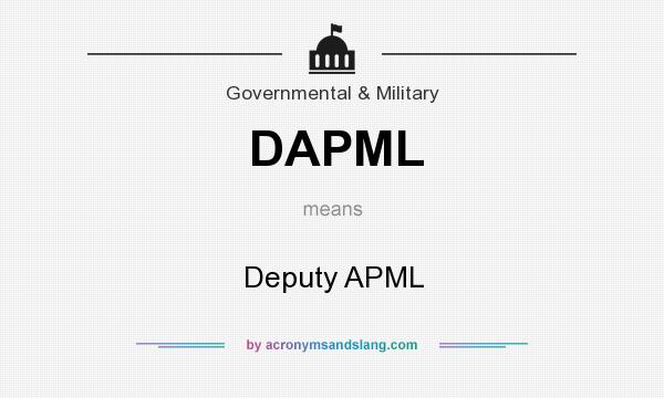 What does DAPML mean? It stands for Deputy APML