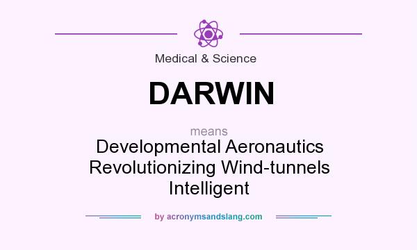 What does DARWIN mean? It stands for Developmental Aeronautics Revolutionizing Wind-tunnels Intelligent