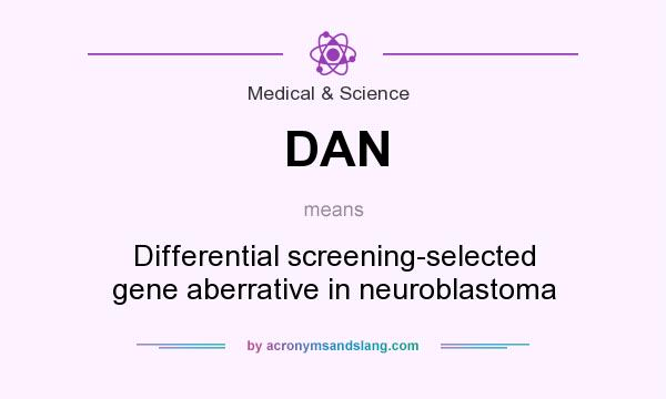 What does DAN mean? It stands for Differential screening-selected gene aberrative in neuroblastoma